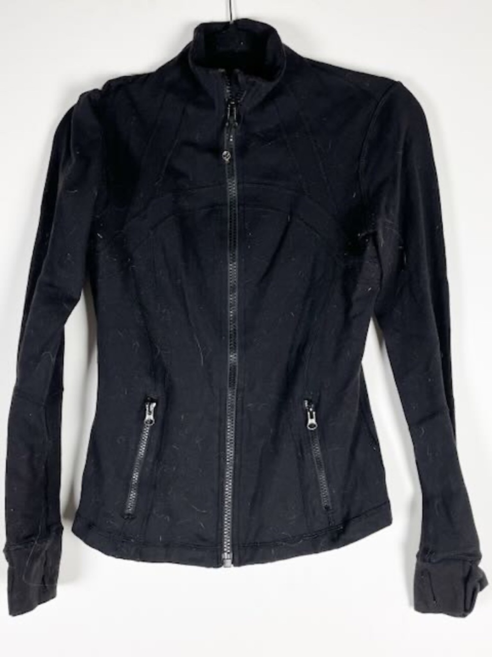 Lululemon Women's Define Full Zip Athletic Work Out Jacket Solid Black 8
